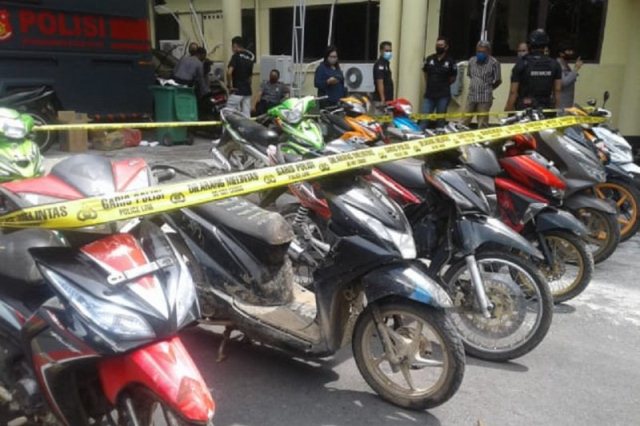 Polisi Ringkus Seorang Pelaku Penggelapan 16 Sepeda Motor