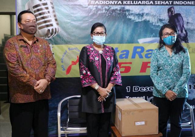 Ny Putri Koster Ingin Wujudkan Gerakan Bersama Memakai Masker dan Mandiri untuk Bali