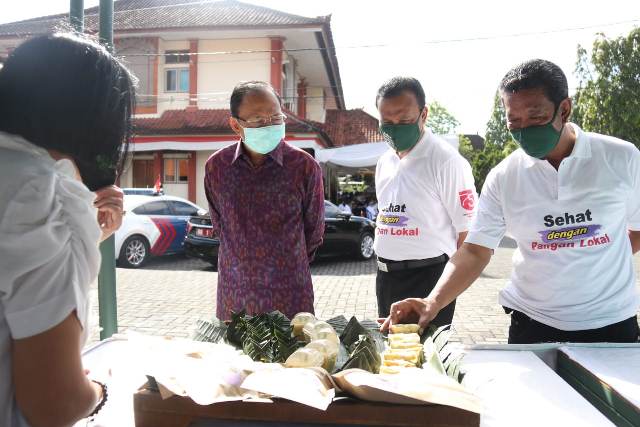 Gubernur Bali, Canangkan Gerakan Diversifikasi Pangan dan Ekspose UMKM Pangan Lokal