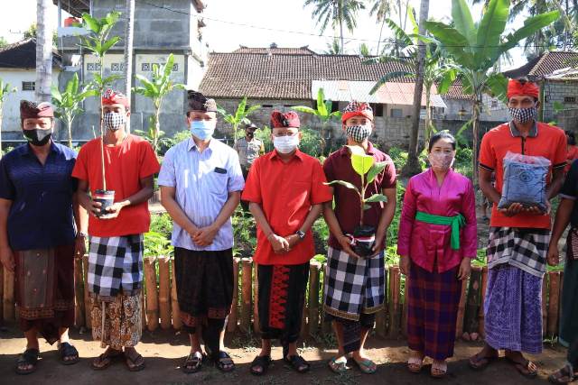 Gerakan HATINYA PKK Pacu Semangat Warga Desa Ulakan Bercocok Tanam di KWT Laksmi Dewi