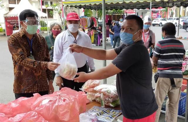 Libatkan UMKM, Pemkab Tabanan Gelar Gotong Royong Krama Bali