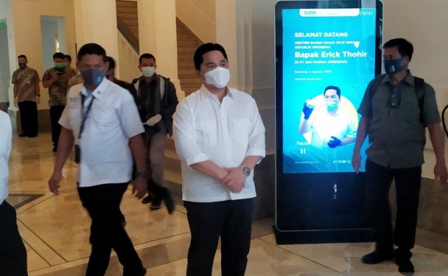 Menteri BUMN Pastikan Bio Farma Produksi Vaksin COVID-19 dari Bahan Baku yang Halal