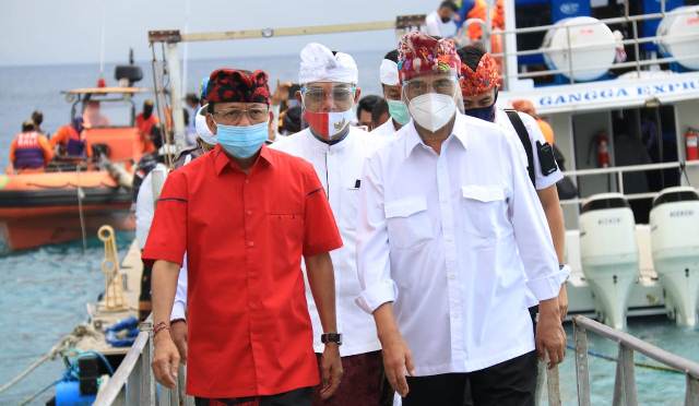 Ground Breaking 2 Pelabuhan di Nusa Penida Hasil Perjuangan Gubernur Koster