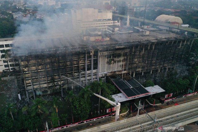 Polisi: Kerusakan Gedung Kejaksaan Agung Cukup Parah Akibat Kebakaran