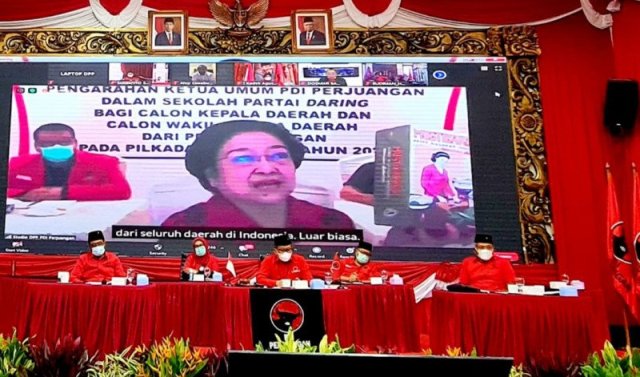 Megawati Instruksikan Agar Calon Kepala Daerah Patuhi Kebijakan Covid-19