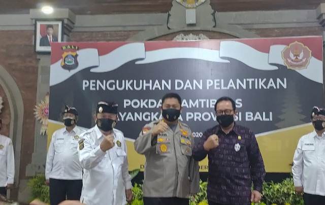 Wagub Cok Ace: Pokdarkamtibmas Mitra Kerja Polri dalam Menjaga Kamtibmas