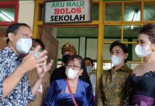 Mendikbud Nadiem Kagumi TK Puri Damai Berwawasan Lingkungan di Ubud