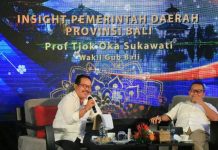 Wagub Cok Ace : Pencegahan Penularan Covid-19 dan Penanganannya Menjadi Kunci Pemulihan Perekonomian Bali di Bidang Pariwisata