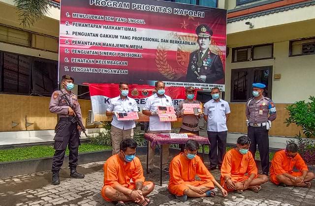 4 Tersangka Narkoba Tertangkap, 2 di Antaranya Kurir Jaringan Lintas Kabupaten