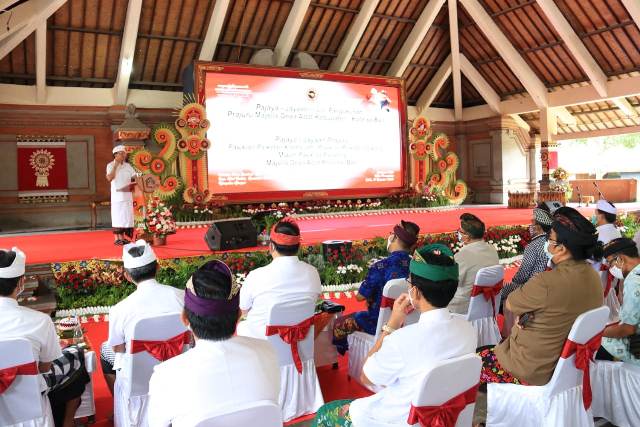 MDA Bali Apresiasi Keseriusan Gubernur Wayan Koster Memajukan Desa Adat