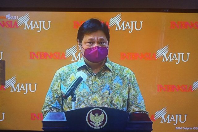 Menko Airlangga: Presiden Harap Kurva COVID-19 Menurun Dalam Dua Pekan