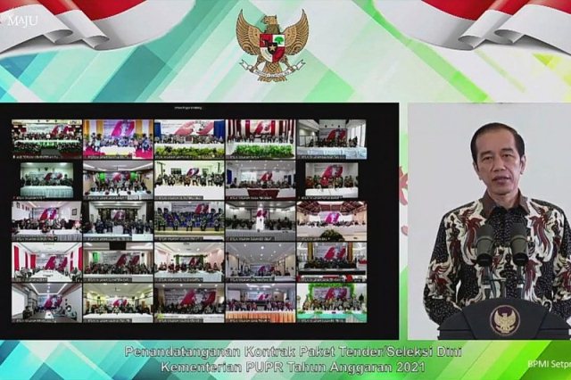 Presiden Jokowi Sebut Indonesia Alami Beragam Cobaan Memasuki 2021