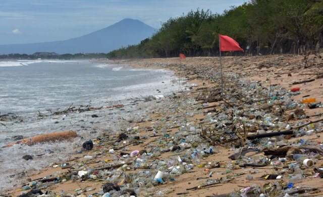 30 Ton Sampah Diangkut Dari Kawasan Pantai Kuta