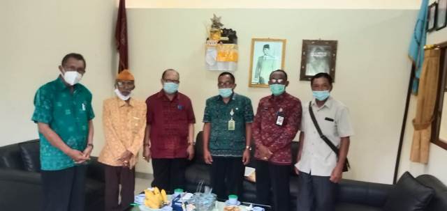 Kadis Sosial dan Ketua LVRI Bangli Kunjungi Stispol Wira Bhakti, Bahas Kerjasama Seminar Pengusulan AA Gde Anom Mudita Jadi Pahlawan Nasional