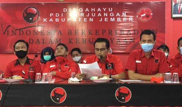 PDIP Pilih Jadi Partai Oposisi Terhadap Bupati-Wabup Terpilih Jember 2021-2024