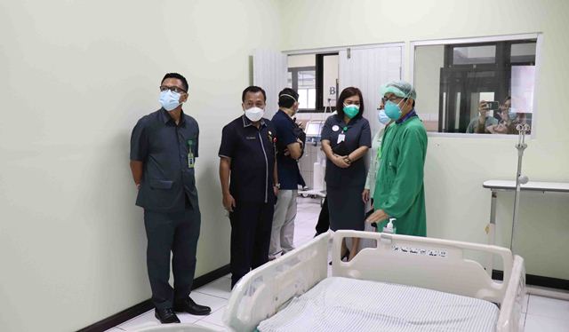 Ruang ICU COVID-19 Bertekanan Negatif RSUD Buleleng Siap Beroperasi