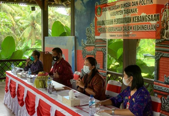 Badan Kesbangpol Kabupaten Tabanan Gelar Dialog Pembauran Kebangsaan