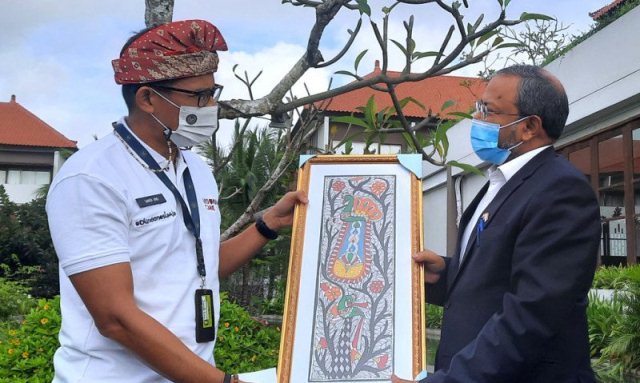 Menparekraf Bersama Dubes India Bahas Rencana Pembukaan Pariwisata Bali