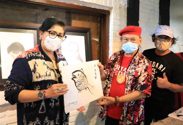 Ny Putri Koster Harapkan Seniman Turut Sumbang Pikiran untuk Pembangunan Bali