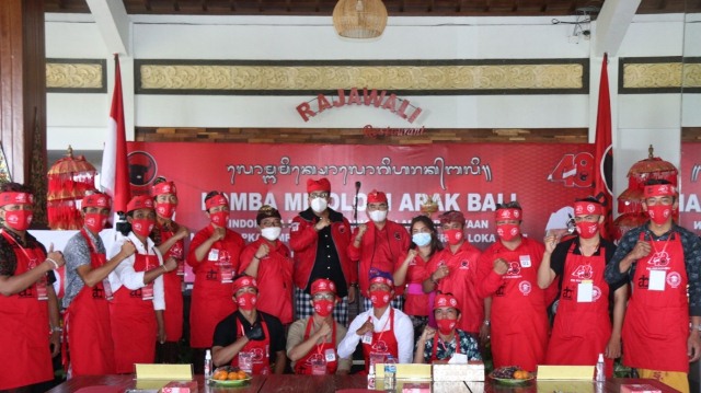 DPC PDI Perjuangan Tabanan Gelar Lomba Mixology Berbahan Dasar Arak Bali