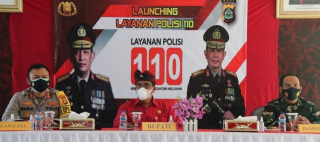 Launching Program Layanan Call Center 110 Polres Tabanan