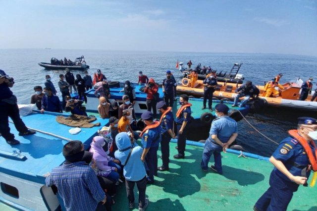 Patroli Laut Kemenhub Gagalkan Pemudik