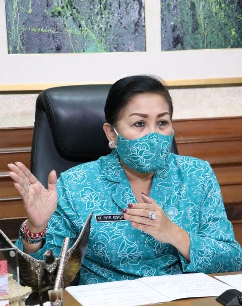 Ny. Putri Koster Gencar Sosialisasikan Pengelolaan Sampah Berbasis Sumber