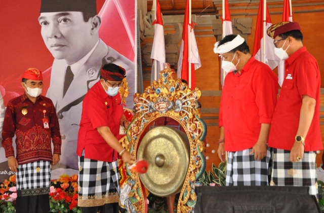 Bupati Sanjaya Gaungkan Prinsip Tri Sakti Bung Karno dan Nilai Nilai Luhur Pancasila dalam Pembangunan Tabanan