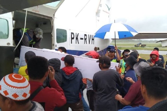 Jenazah Tiga Korban Penembakan di Yahukimo Dievakuasi ke Merauke