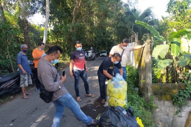 Polisi Selidiki Pelaku Pembuang Limbah Medis di Gianyar