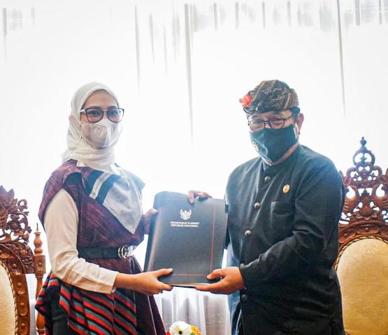 Terima Staff Khusus Presiden, Wagub Cok Ace Dukung Pembentukan Komite Nasional Disabilitas