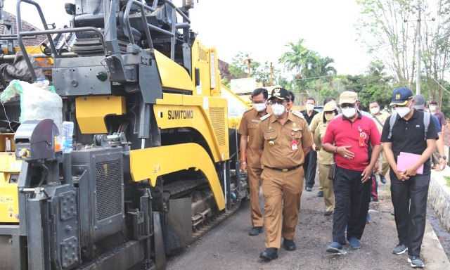 Bupati Sanjaya Komitmen Lanjutkan Pembangunan Infrastruktur di Masa Pandemi