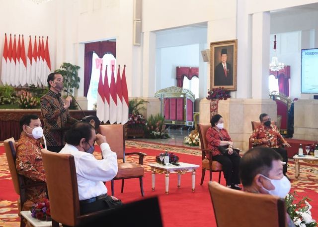 Bertemu Pimpinan Partai Koalisi, Presiden Jokowi Beberkan Angka Penanganan COVID-19