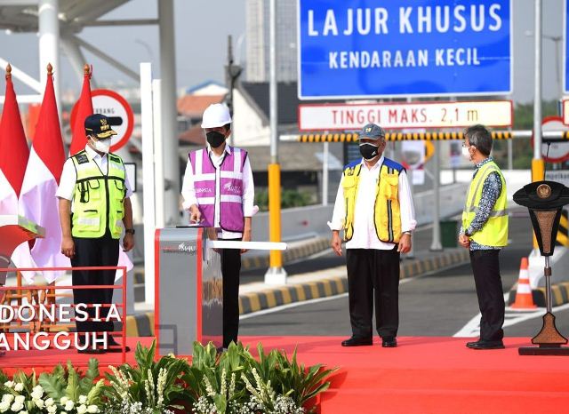 Presiden Jokowi Resmikan Jalan Tol Kelapa Gading – Pulo Gebang