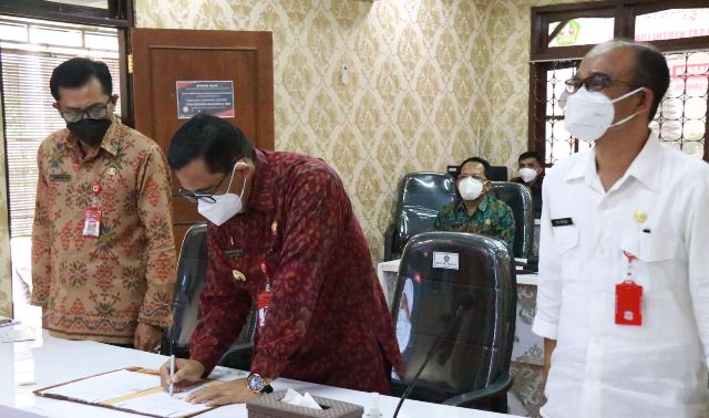 Pemkab Tabanan dan Bangli Sepakat Kerjasama Bidang Pemasaran Pangan