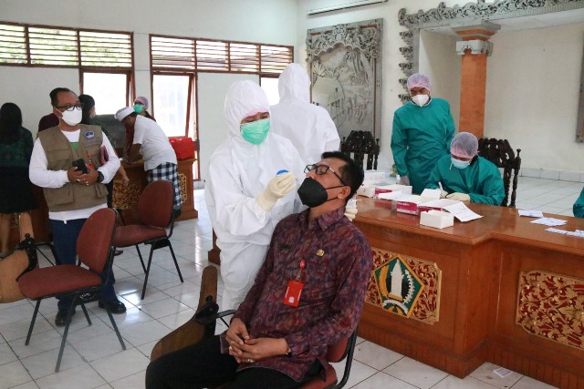 Cegah Penyebaran Covid-19, Pemkab Tabanan Lakukan Rapid Test Antigen