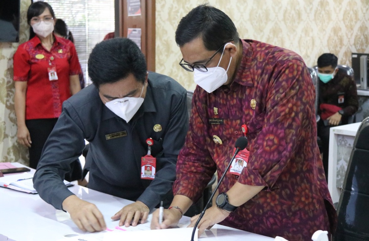 Pemkab dan DPRD Tabanan Sepakati KUA PPAS Perubahan Tahun 2021