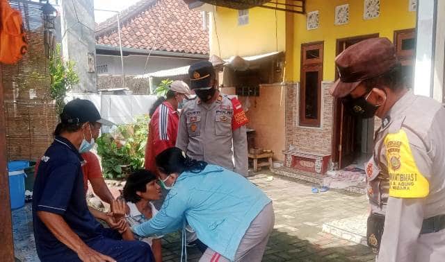 Polisi Gelar Vaksinasi Door to Door, Sasar Warga Disabilitas di Kelurahan BB Agung