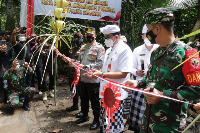 Bupati Tabanan Resmikan Air Bersih Teknik Pompa Hidram