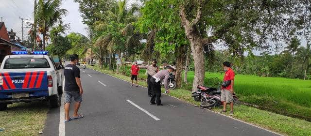 Supra VS Vario di Penebel, Dua Pengendara Luka Parah