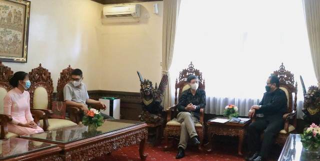 Temui Gubernur dan Wakil Gubernur Bali, Dubes Vietnam Puji Penanganan Covid-19 di Bali