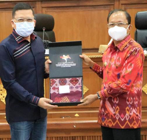 Terima Kunker Komisi II DPR RI, Gubernur Berharap RUU Provinsi Bali Secepatnya Dibahas