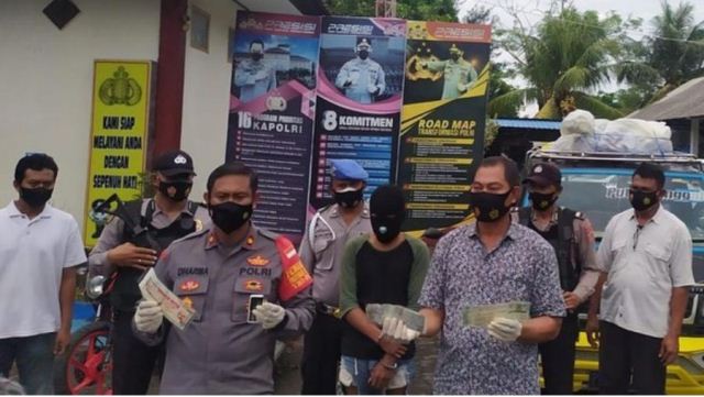 Polsek Gilimanuk Gagalkan Penyelundupan Motor CBR Curian