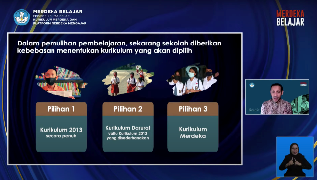 Pulihkan Pembelajaran, Kemendikbudristek Luncurkan Kurikulum Merdeka dan Platform Merdeka Mengajar