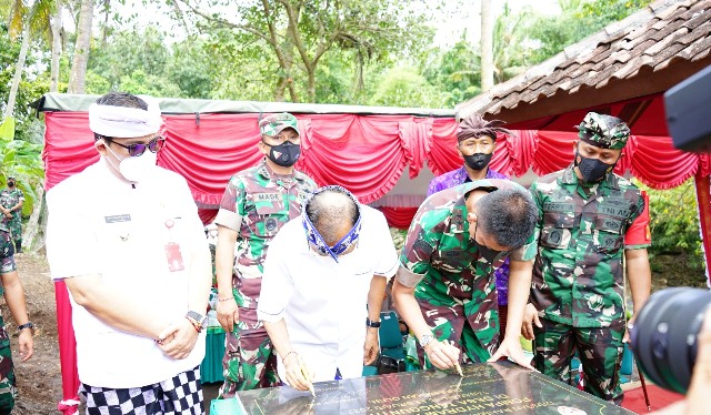 Bupati Tabanan Hadiri Peresmian Pompa Hidram di Subak Nyampuan