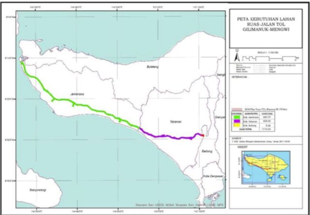 Penetapan Lokasi Pembangunan Ruas Jalan Tol Gilimanuk-Mengwi