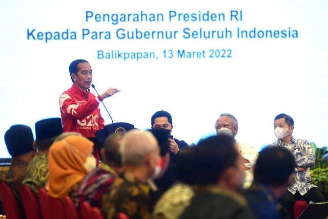 Jokowi Sampaikan Arahan untuk Gubernur Se-Indonesia