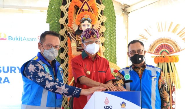 Sambut KTT G20, Gubernur Koster Ground Breaking Pembangunan Pembangkit Listrik Tenaga Surya