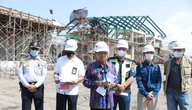 Gubernur Bali, Tinjau Pembangunan Terminal Penumpang di Pelabuhan Sanur