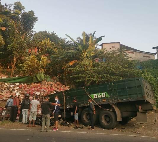 Kecelakan Maut di Bajera, Truk Rem Blong Tewaskan 2 Orang